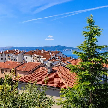 Helles In Neubausiedlung Nur 500 Meter Zum Mit Meerblick, Waschmaschine Apartament Crikvenica