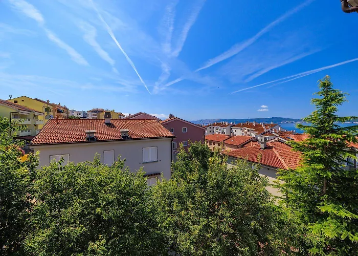 Helles In Neubausiedlung Nur 500 Meter Zum Mit Meerblick, Waschmaschine Crikvenica